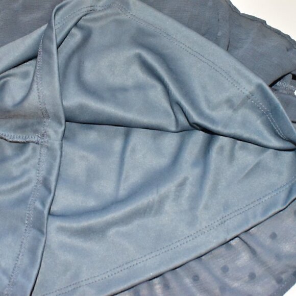 Monteau Swiss Dot Semi Sheer 3/4 Sleeve Blouse Size XS - Picture 11 of 14